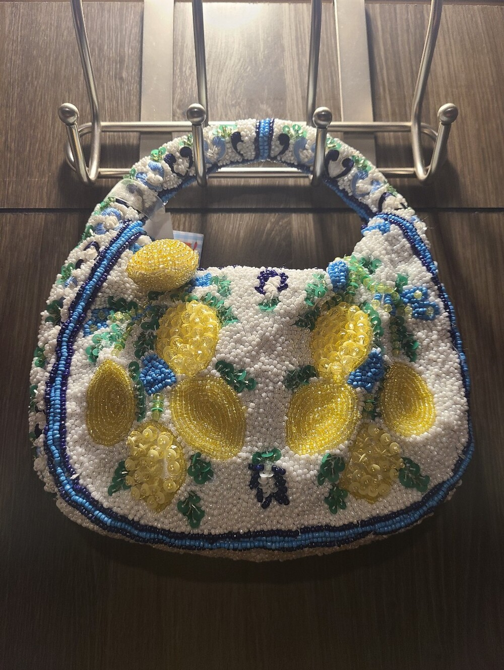 TikTok Viral Handcrafted in India Lemon Beaded Bag